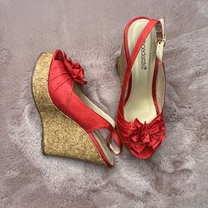Coral heels